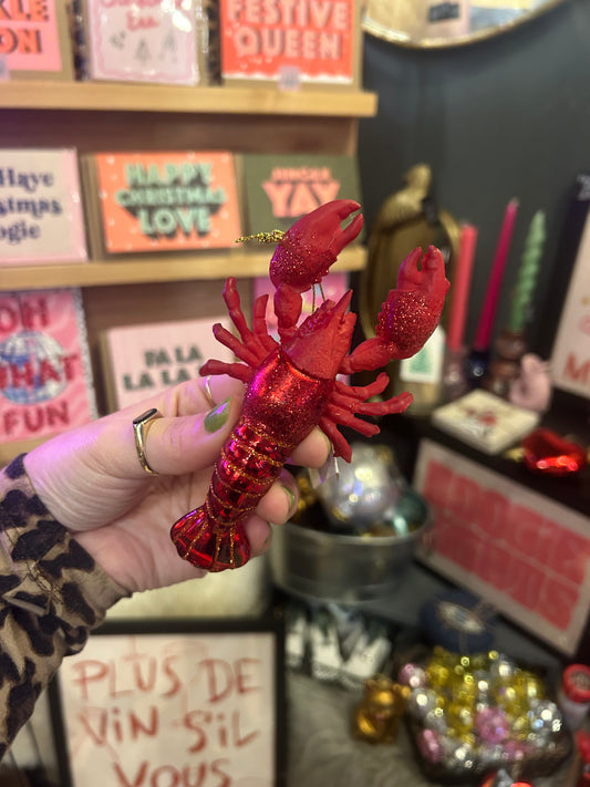 Lobster Christmas Decoration