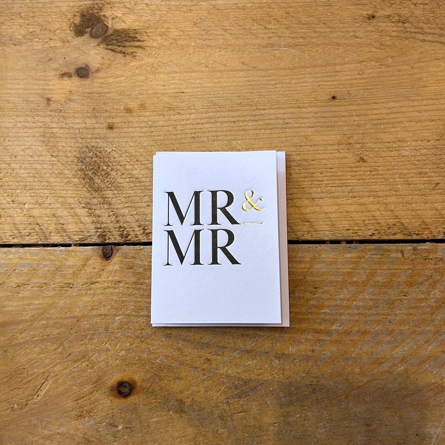 Mr & Mr card