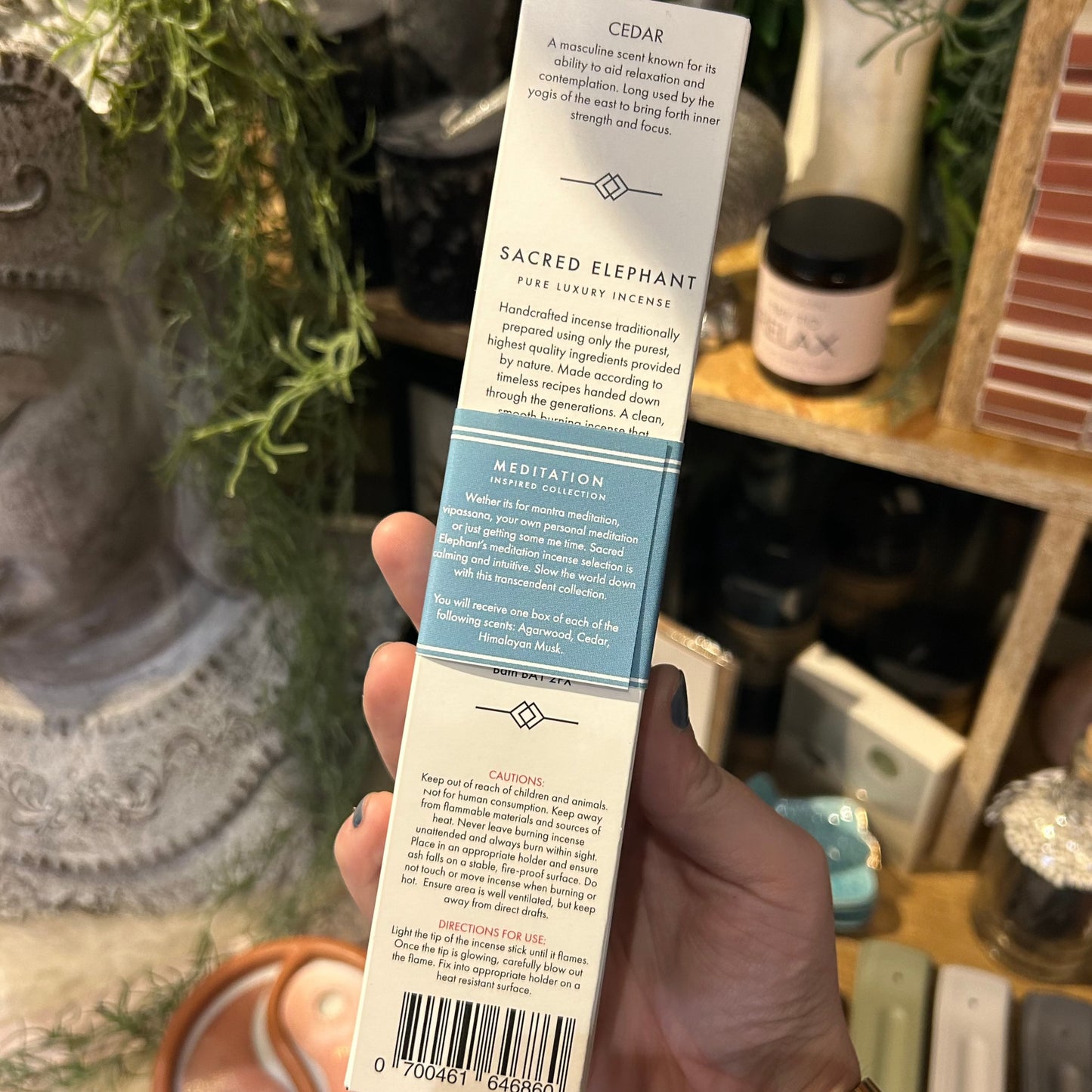 Sacred Elephant Incense Set - Meditation