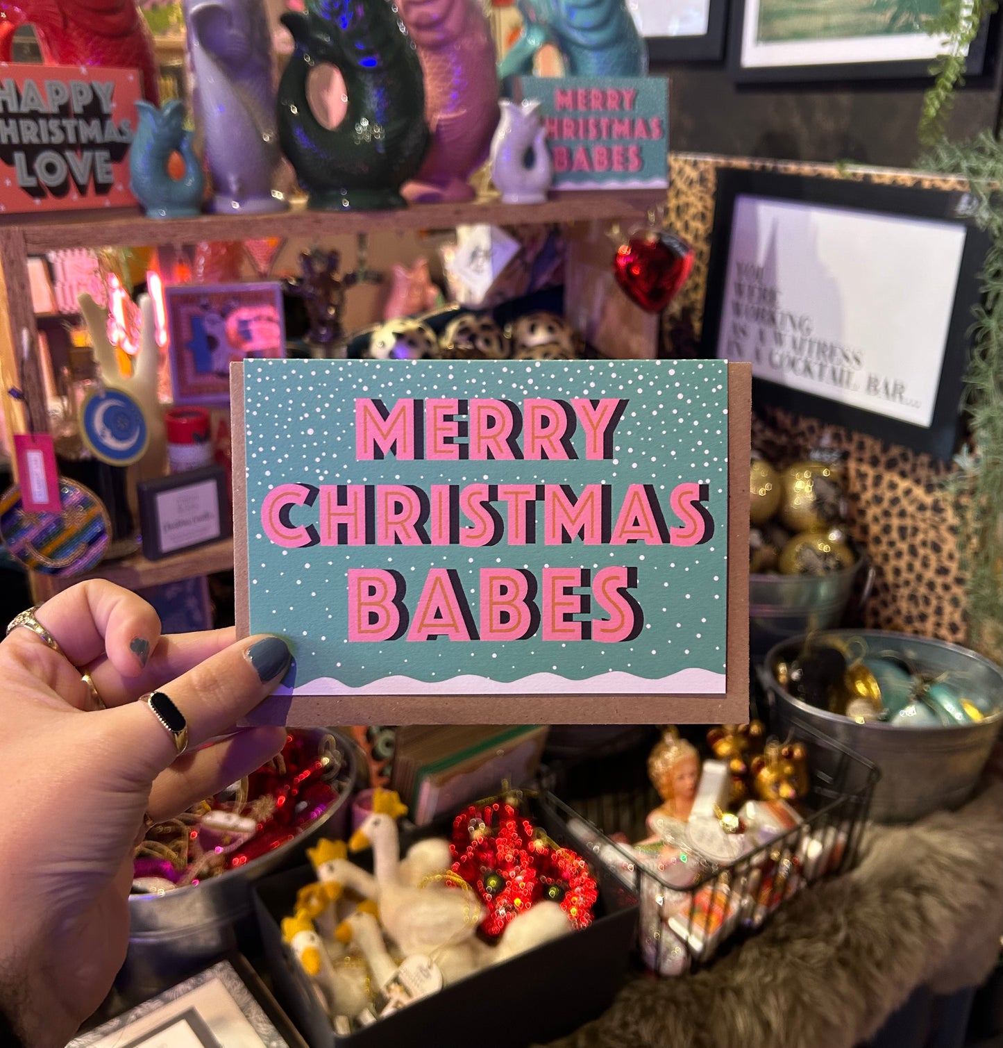 Merry Christmas Babes Card