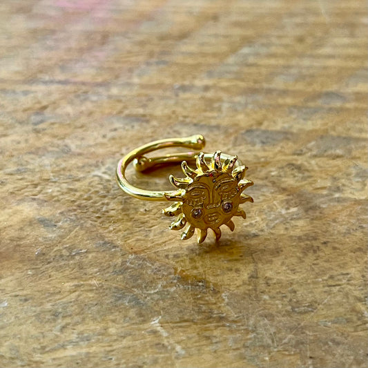 My Doris Gold Sun Ring