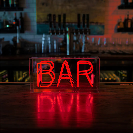 Bar Red Neon Light