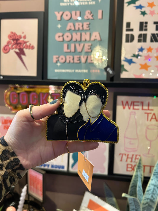 'Mad Fer It' Band Embroidered Decoration