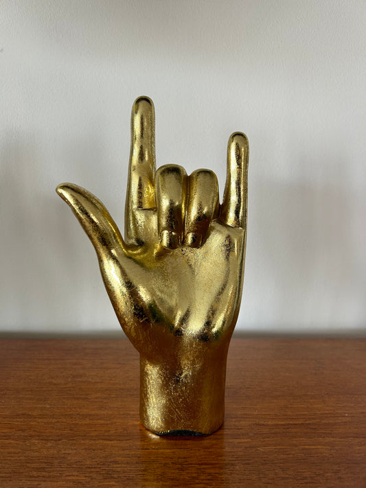 Rock On Gold Hand