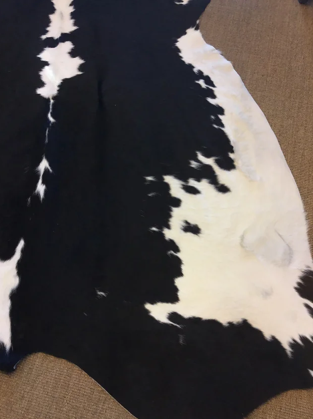 Black And White Cow Hide