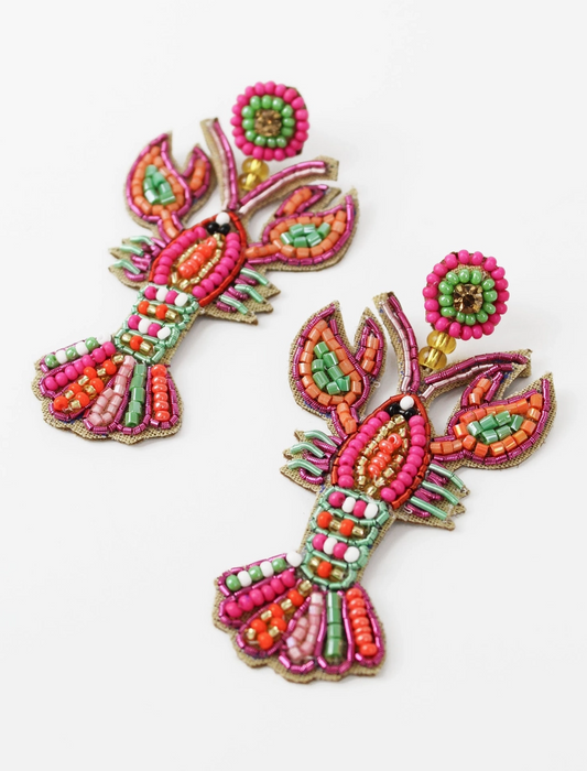 My Doris Rainbow Lobster Earrings