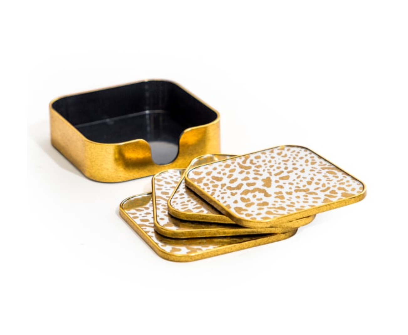 Leopard Coasters - Set of 4