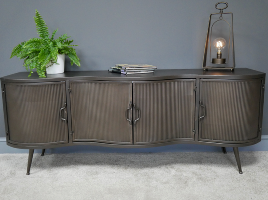Corrigated Curve Front sideboard