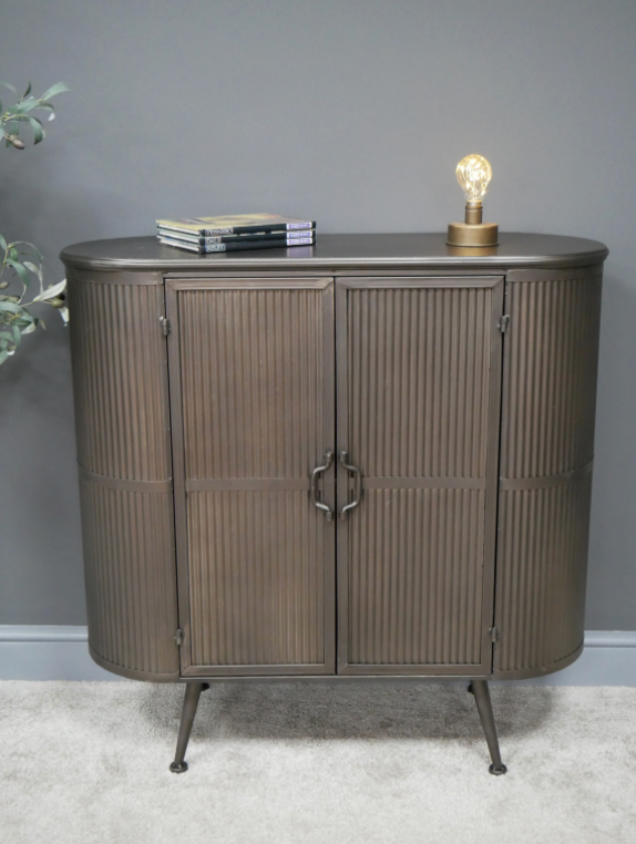 Industrial sideboard cabinet