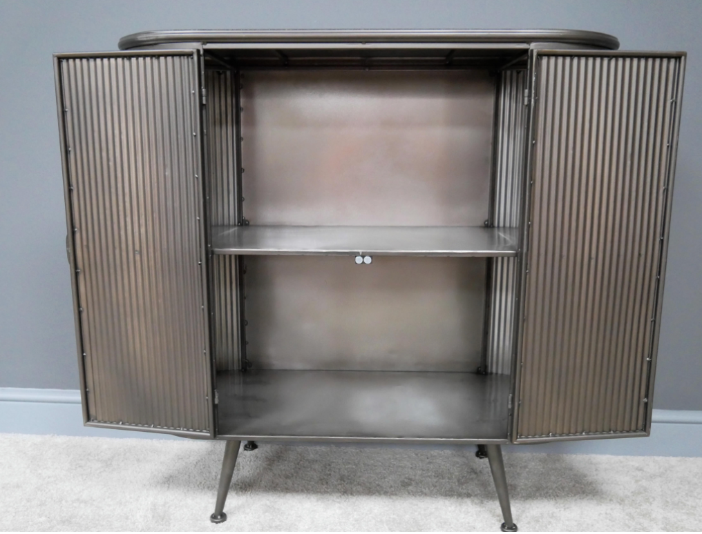 Industrial sideboard cabinet