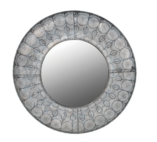 Round moroccan inspired mirror
