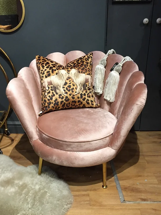 Rose Pink Petal Chair