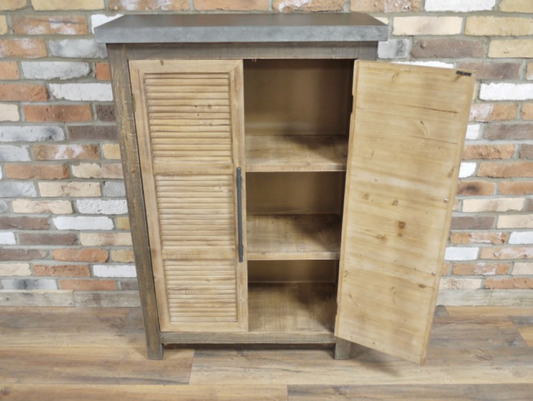 Wooden metal cabinet