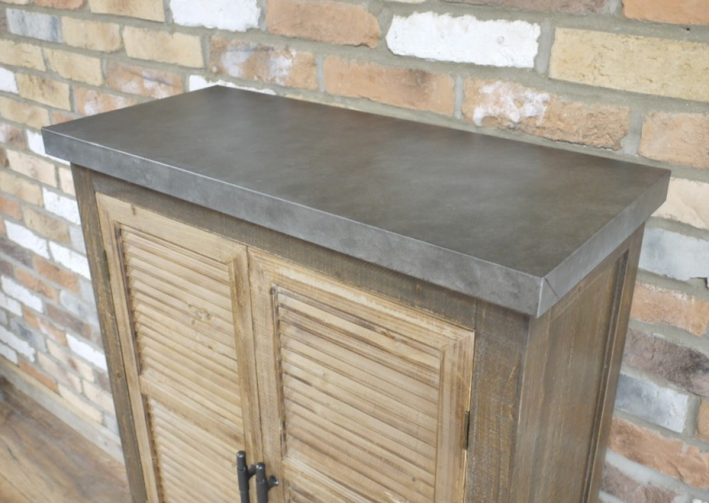 Wooden metal cabinet