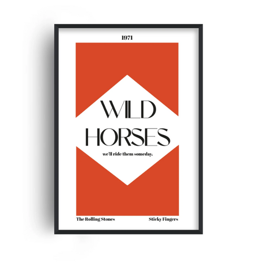 Wild Horses A3 Print