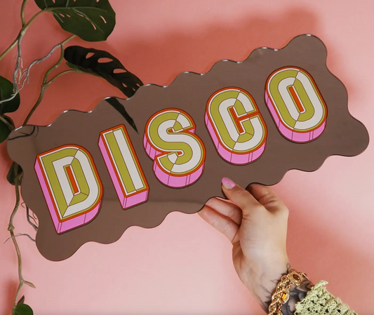 Disco Wavy Mirror