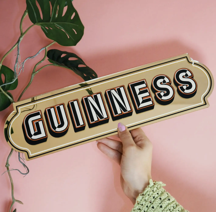 Guinness Mirror - Medium