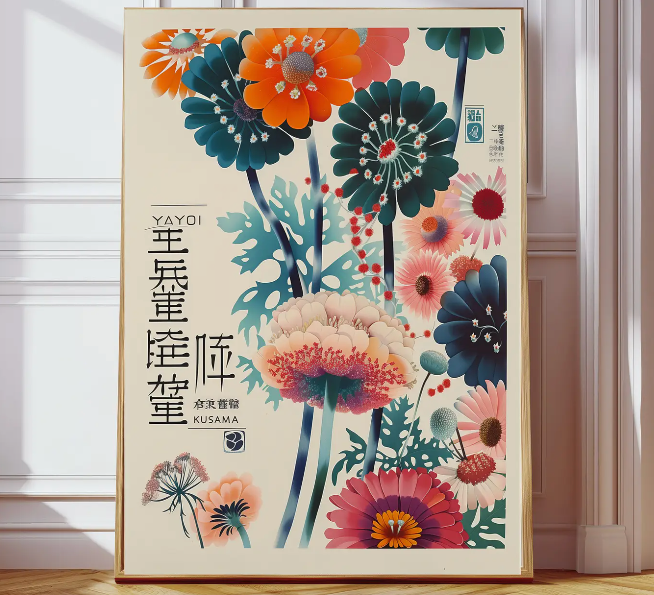 Yayoi Kusuma Flower Inspired A3 Print