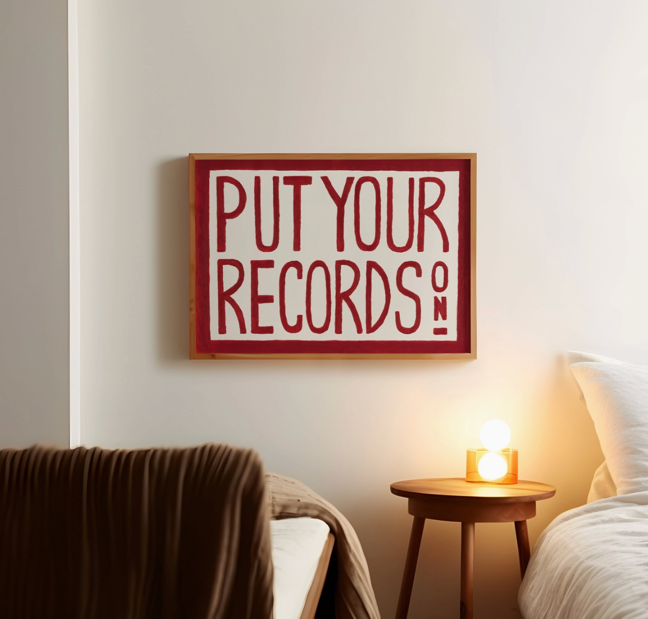 'Put Your Records On' Print