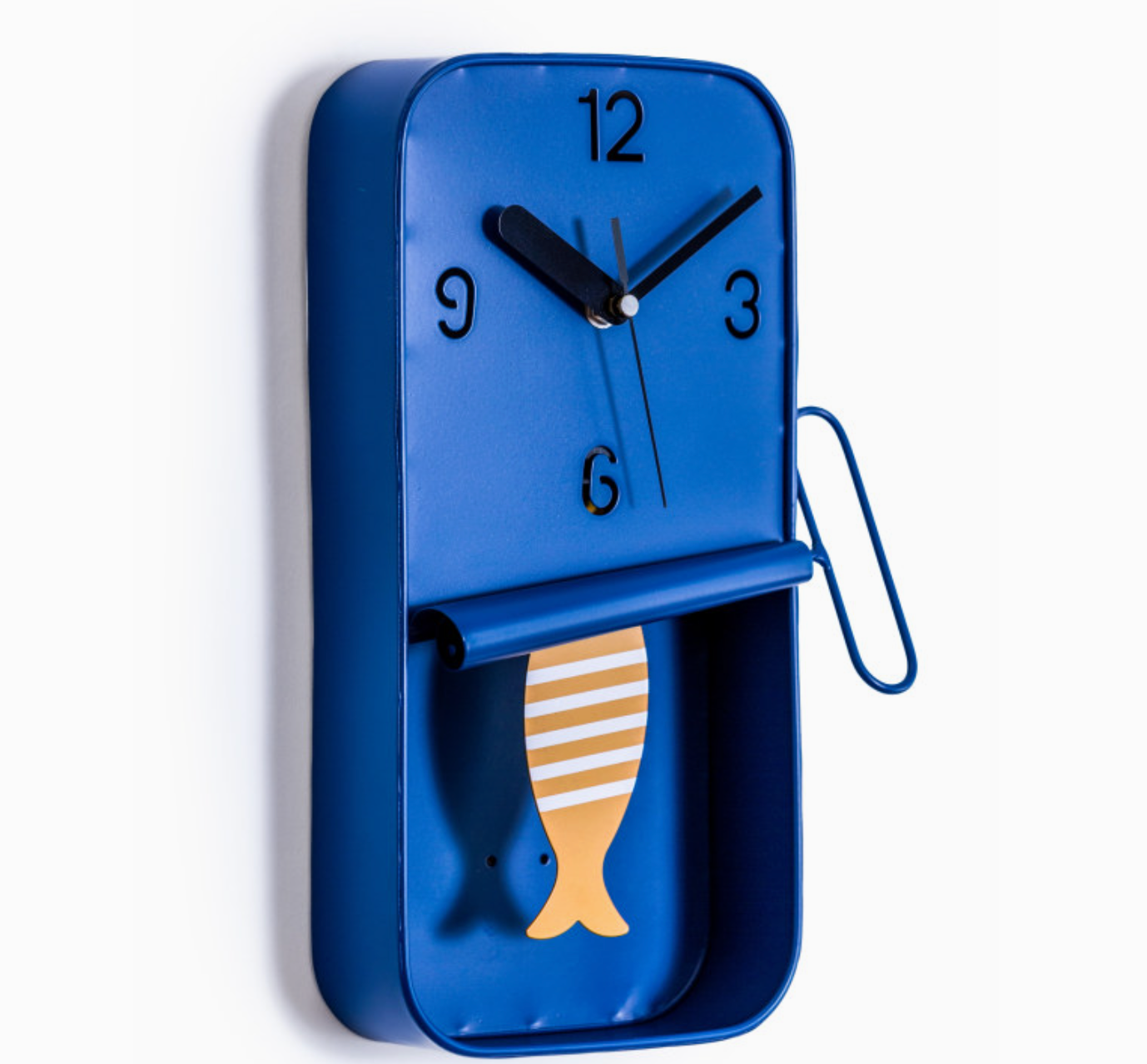 Sardine Tin Pendulum Wall Clock