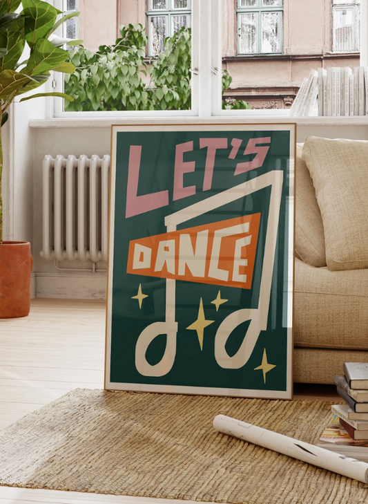 Let's Dance A3 Print