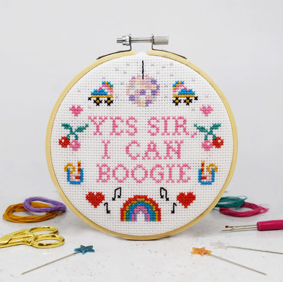 'Yes sir, I can Boogie' Large Cross Stitch Kit