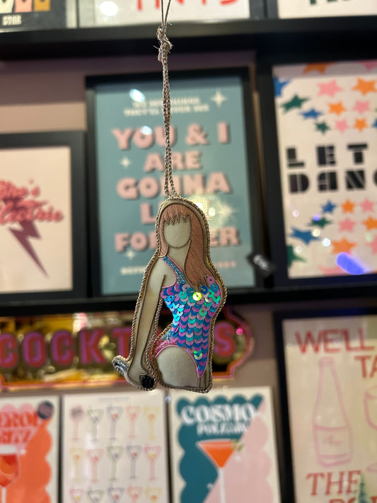 Miss Americana Embroidered Decoration