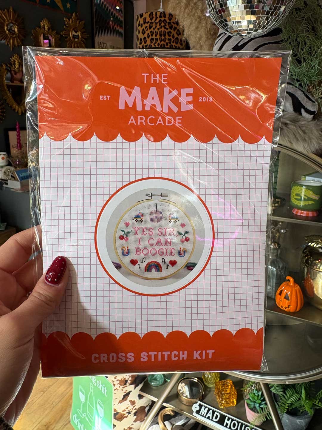 'Yes sir, I can Boogie' Large Cross Stitch Kit