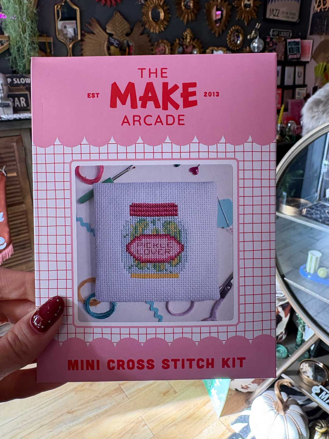 Pickles Mini Cross Stitch Kit