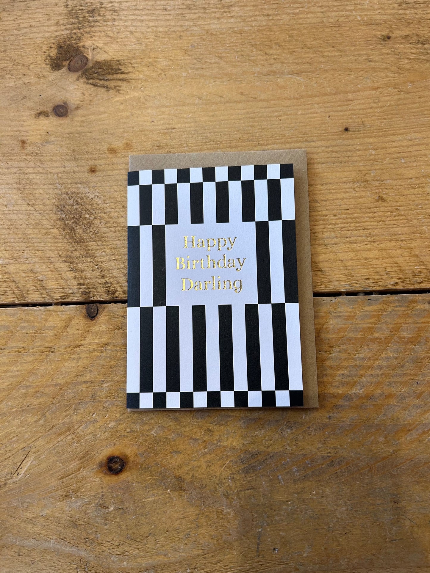 'Happy Birthday Darling' card