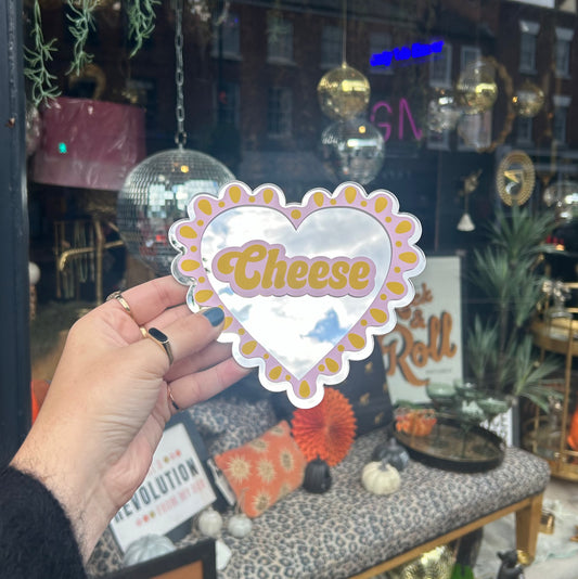 Cheese Heart Mirror