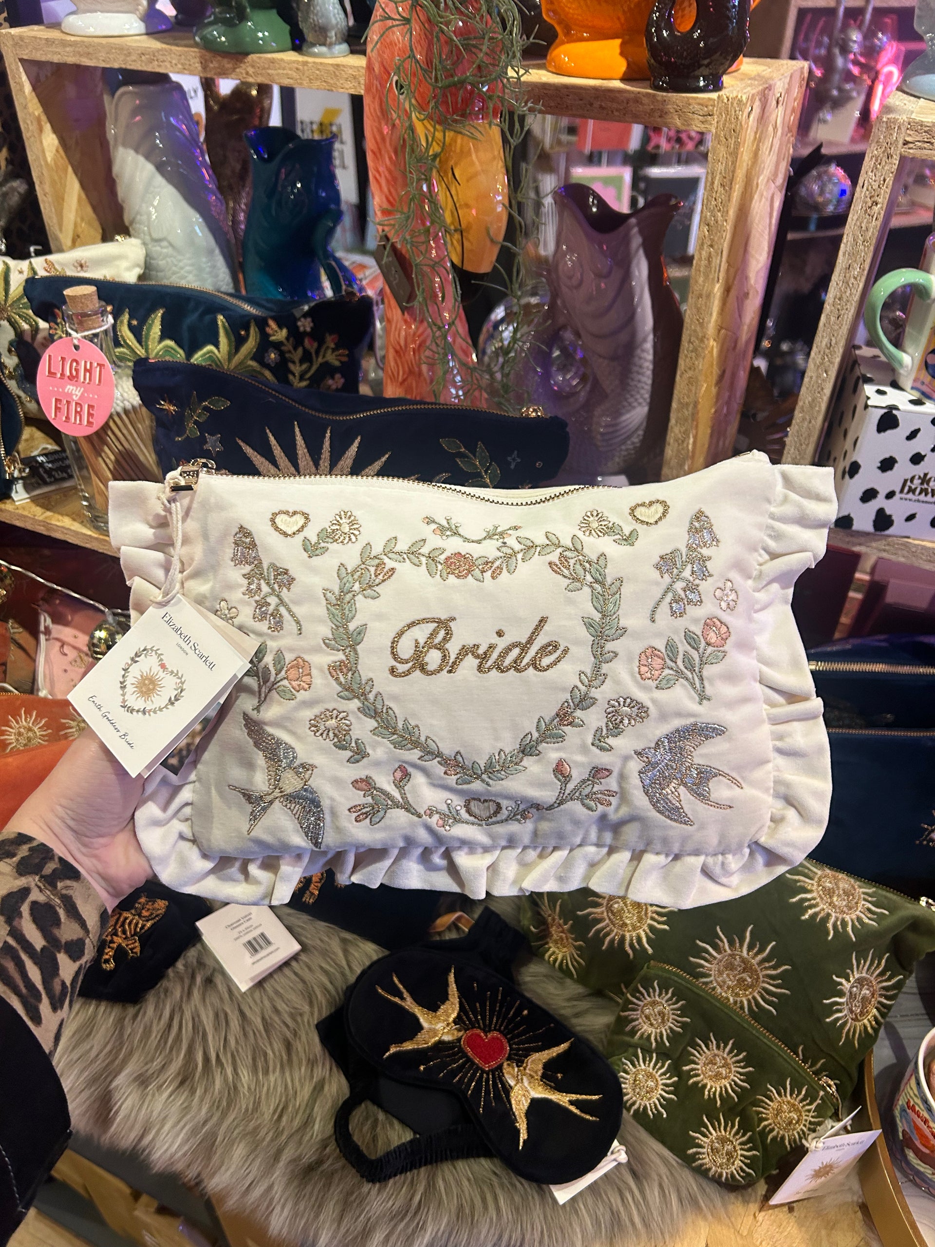 Elizabeth Scarlett Earth Goddess Bride Bag – Designs By Kim Johnson