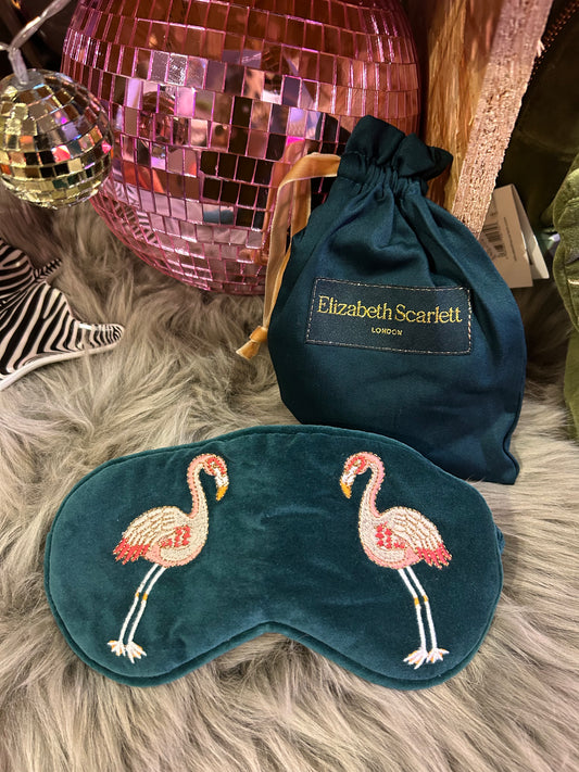 Elizabeth Scarlett Flamingo Eye Mask