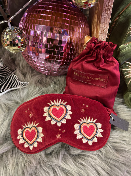 Elizabeth Scarlett Sacred Heart Eye Mask