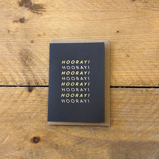 'Hooray' Card