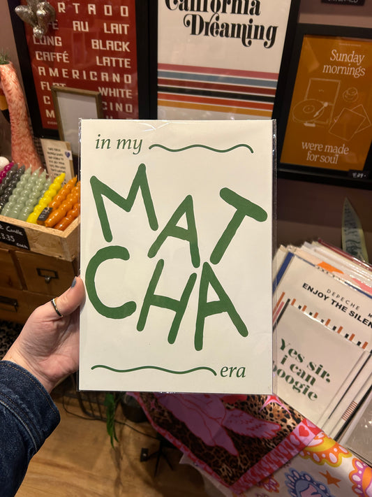 Matcha Era A4 Print
