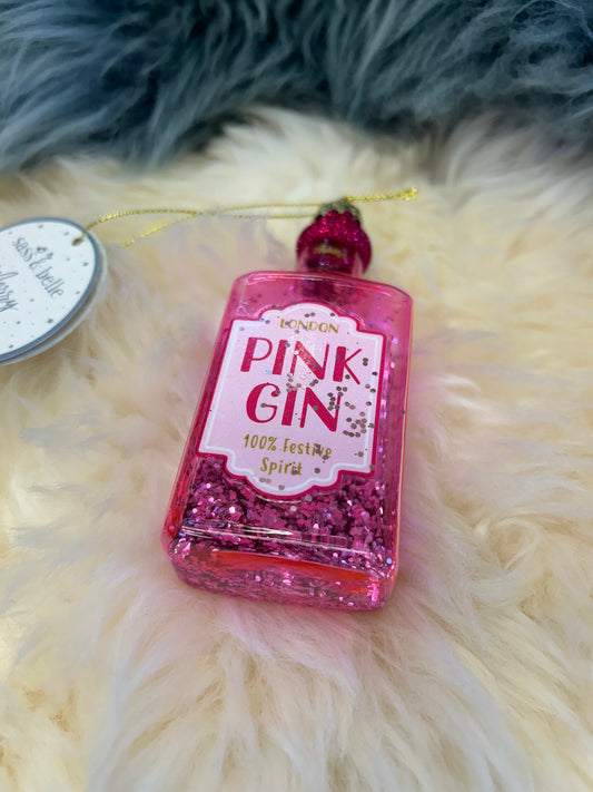 Pink Gin Bauble