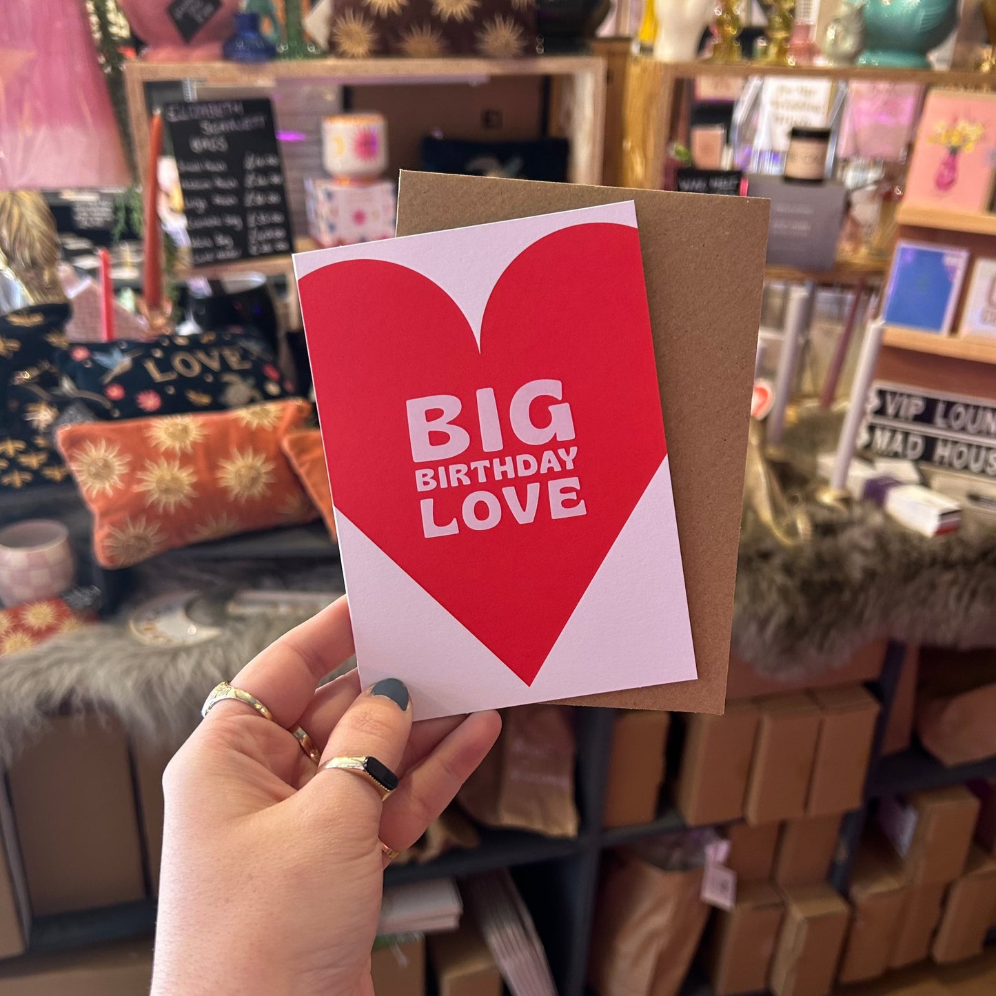 'Big Birthday Love' Card