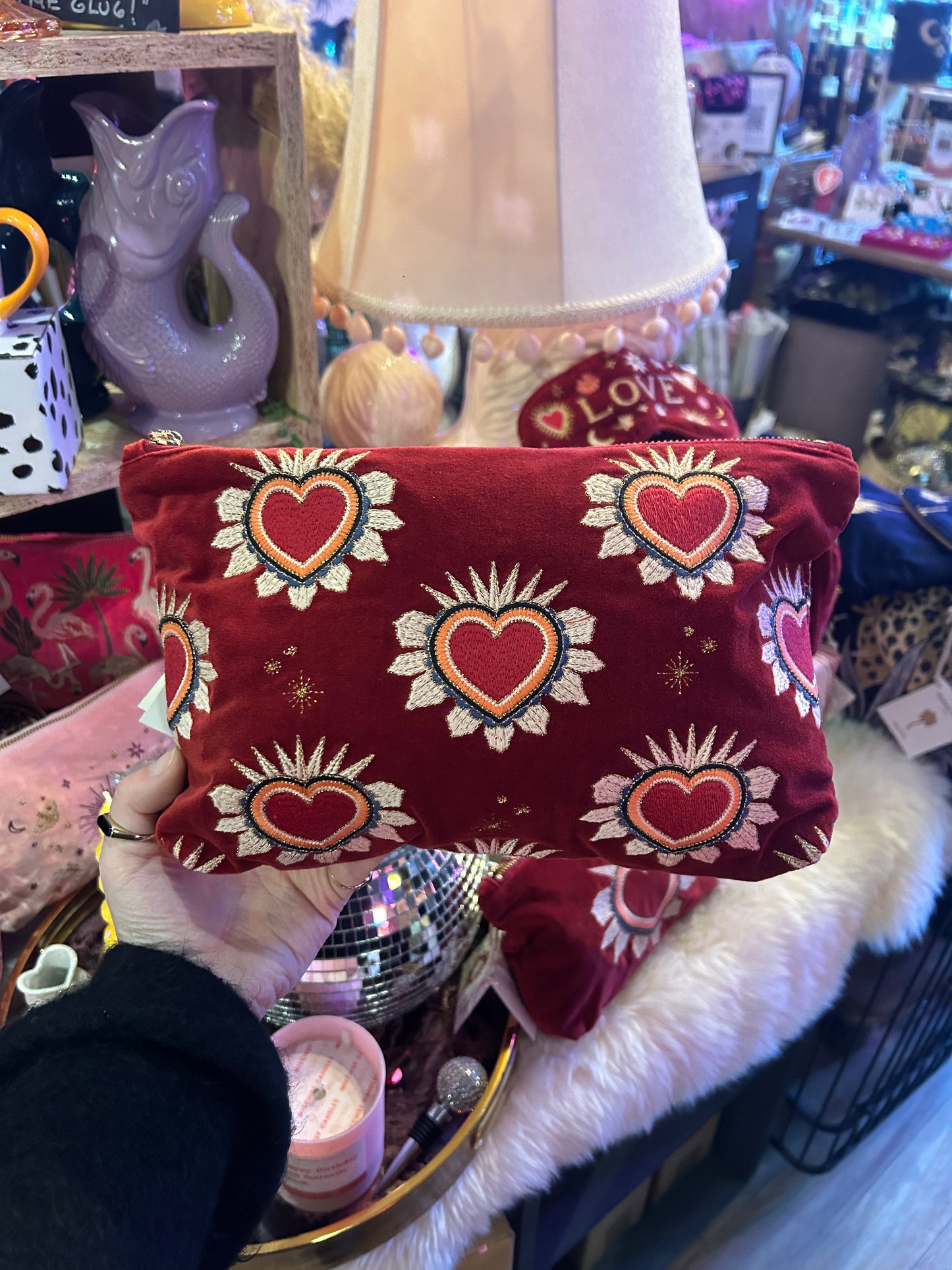 Elizabeth Scarlett Enchanted Heart Everyday Pouch