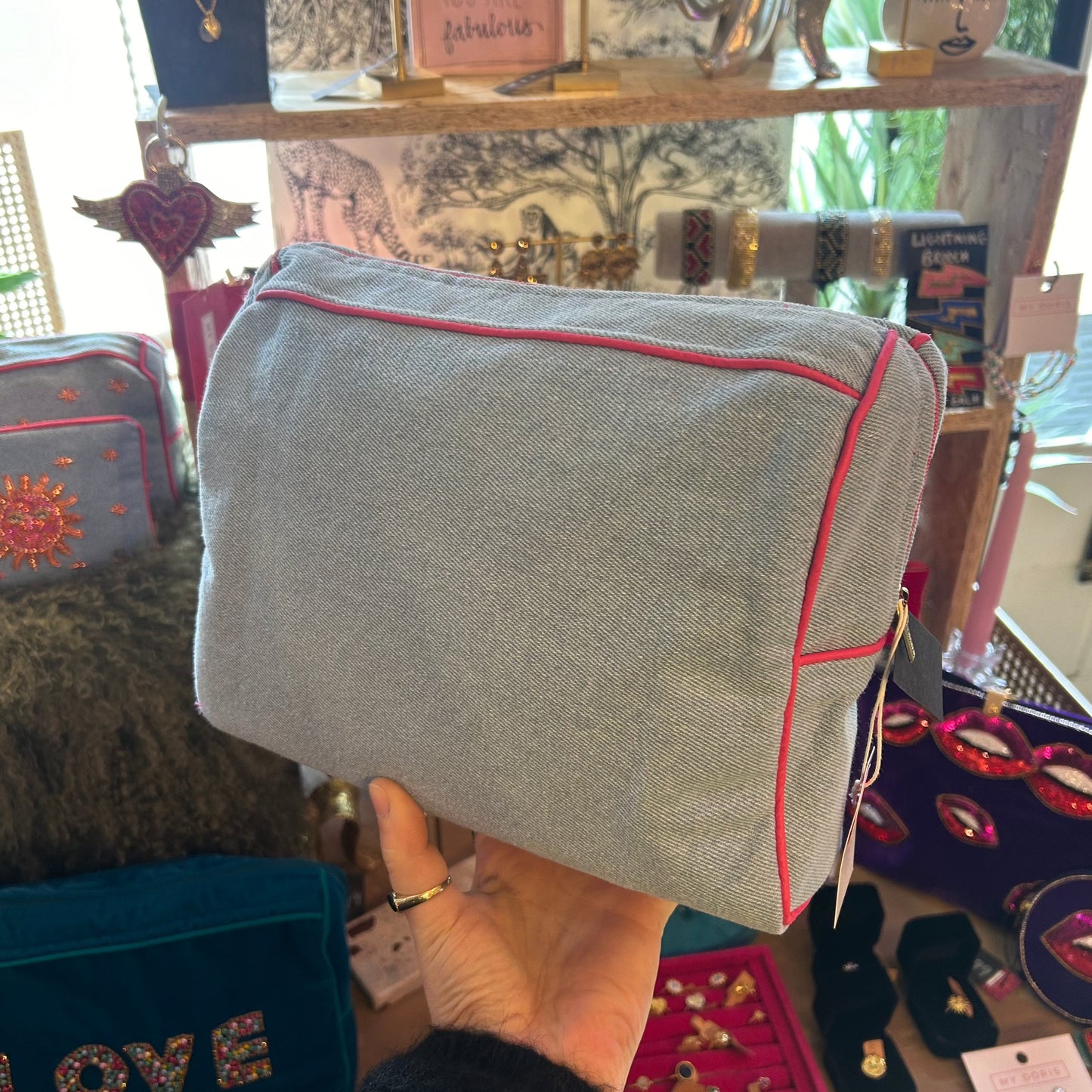 Denim Sun Wash Bag