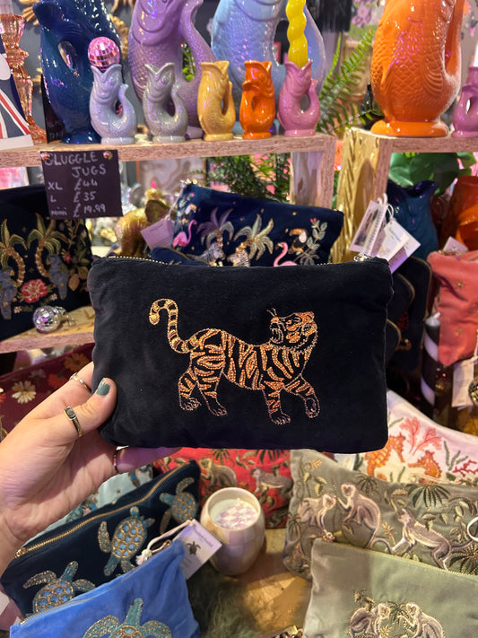 Elizabeth Scarlett Wild Tiger Mini Pouch